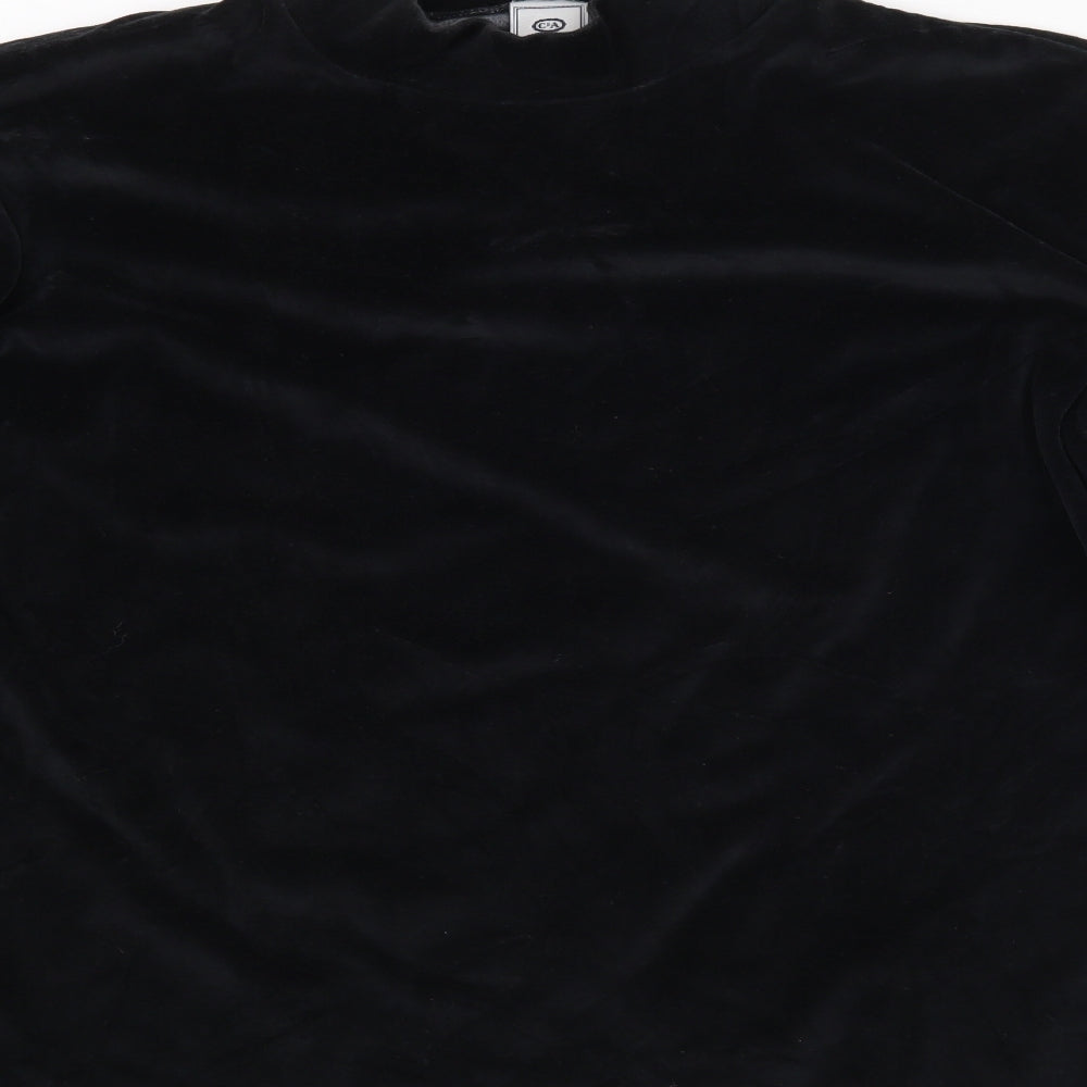 C&A Womens Black Pullover Jumper Size 20