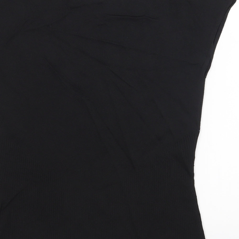 Tom Wolfe Womens Black Basic Blouse Size L