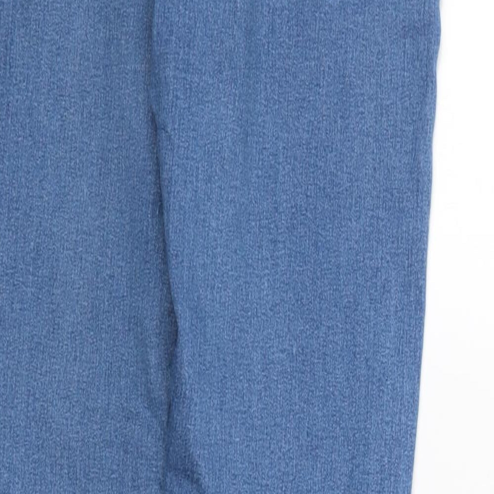 Denim & Co. Womens Blue Straight Jeans Size 10 L29 in