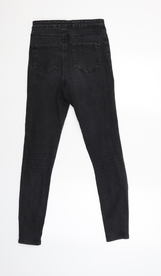Denim & Co. Womens Black Skinny Jeans Size 8 L27.5 in