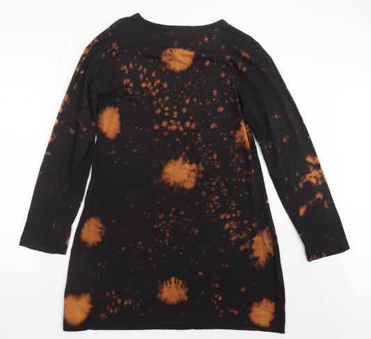 Missguided Womens Black Geometric Mini Size 8