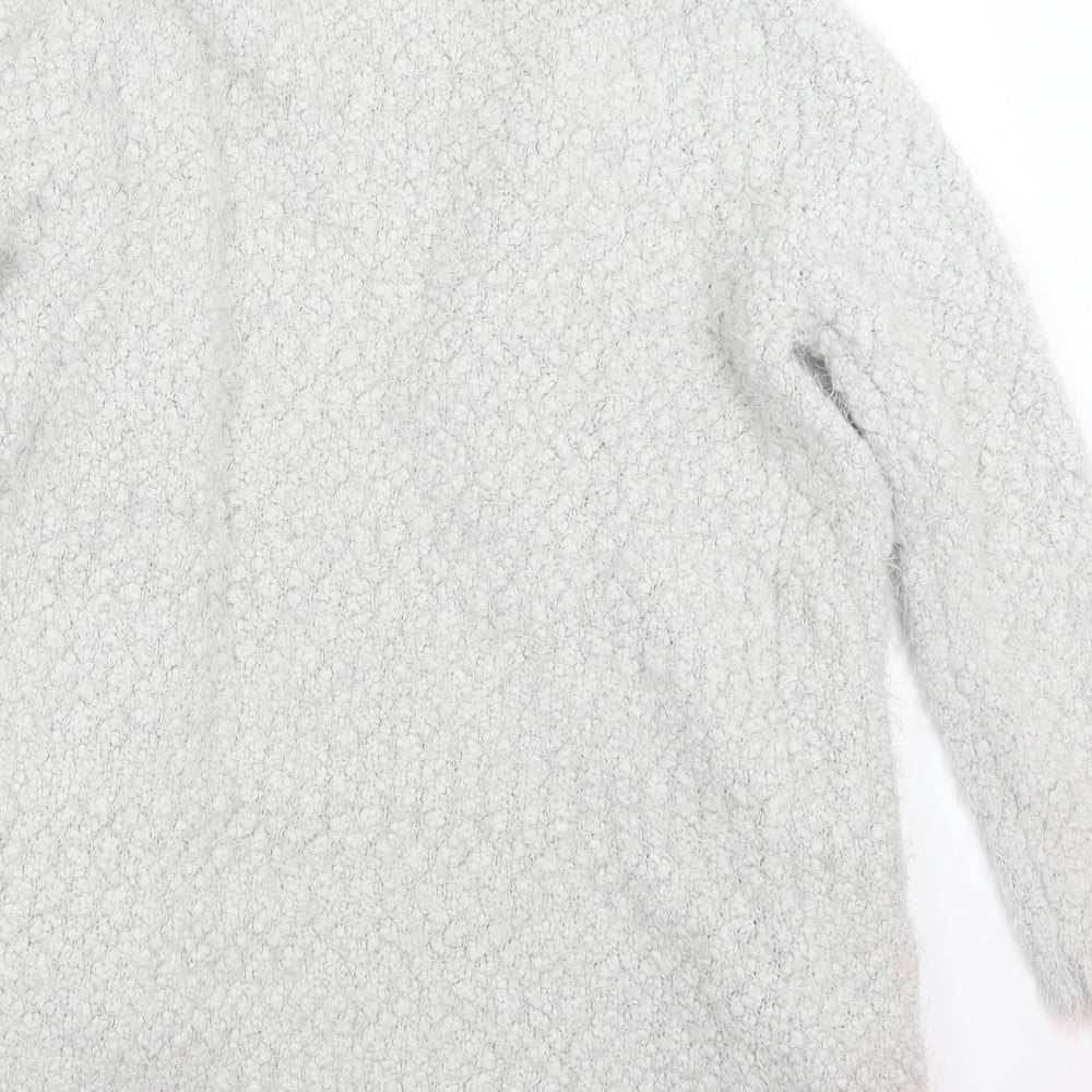 Womens UK Size S Miyoko Grey Cardigan Jumper