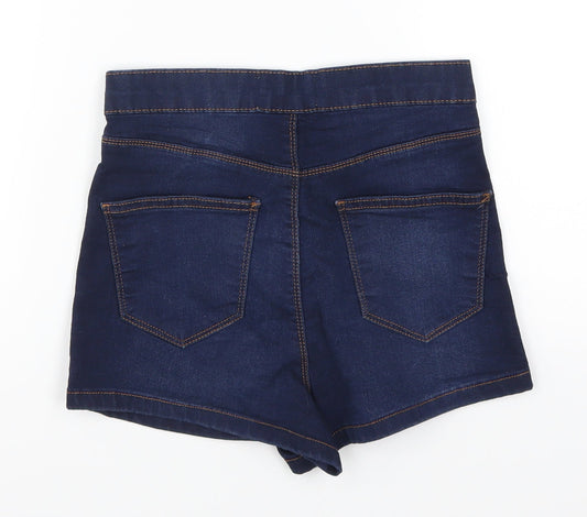 Miss Selfridge Womens Blue  Denim Hot Pants Shorts Size 8