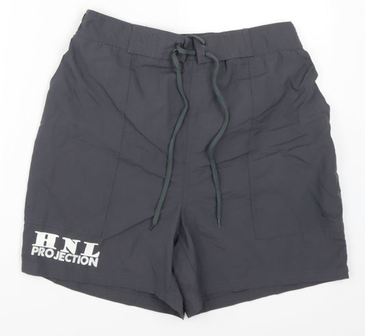 Modern Casuals Mens Grey Athletic Shorts Size L - HNL Projection