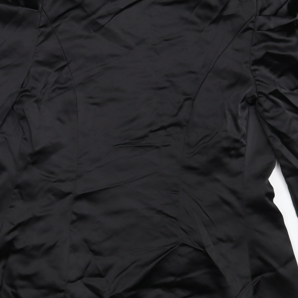 Womens UK Size 6 PRETTYLITTLETHING Black Jacket