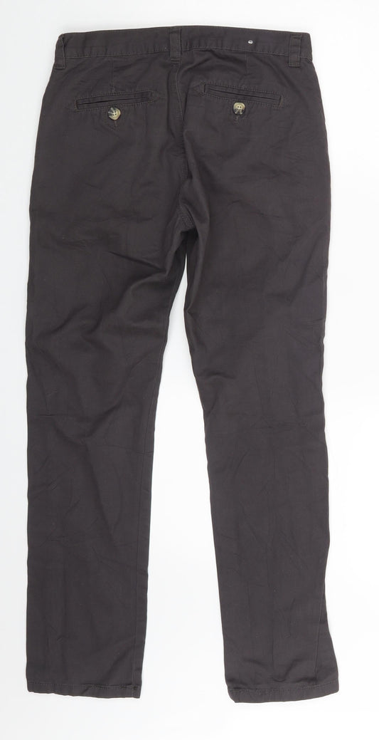 Denim & Co. Mens Purple Chino Trousers Size 28 in L30 in