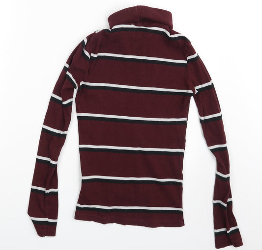 Brave Soul Womens Multicoloured Striped Pullover Jumper Size M