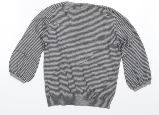 Womens UK Size 12 M&S Grey Pullover Jumper