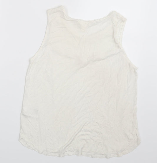 Womens UK Size M H&M Ivory Camisole Blouse