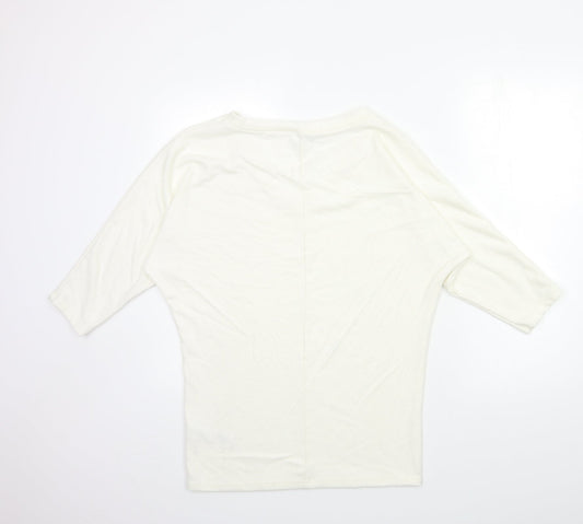 Womens UK Size 10 Dorothy Perkins White Pullover Jumper