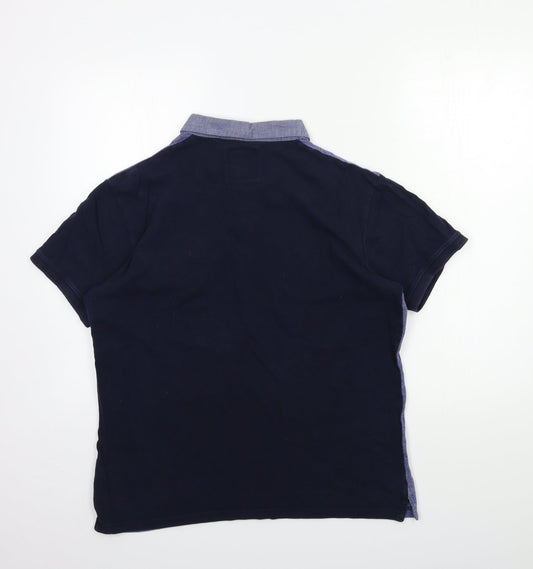 Nanny State Mens Blue Polo Size M