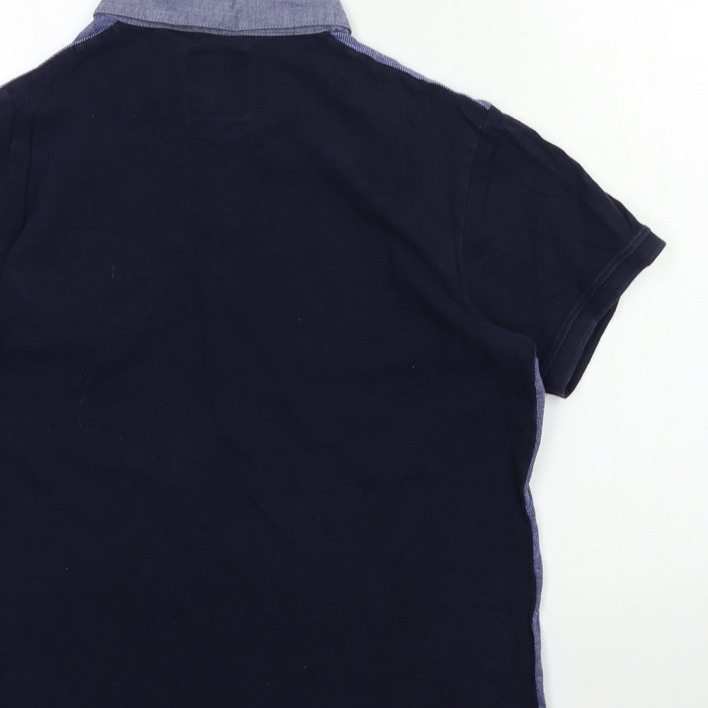 Nanny State Mens Blue Polo Size M