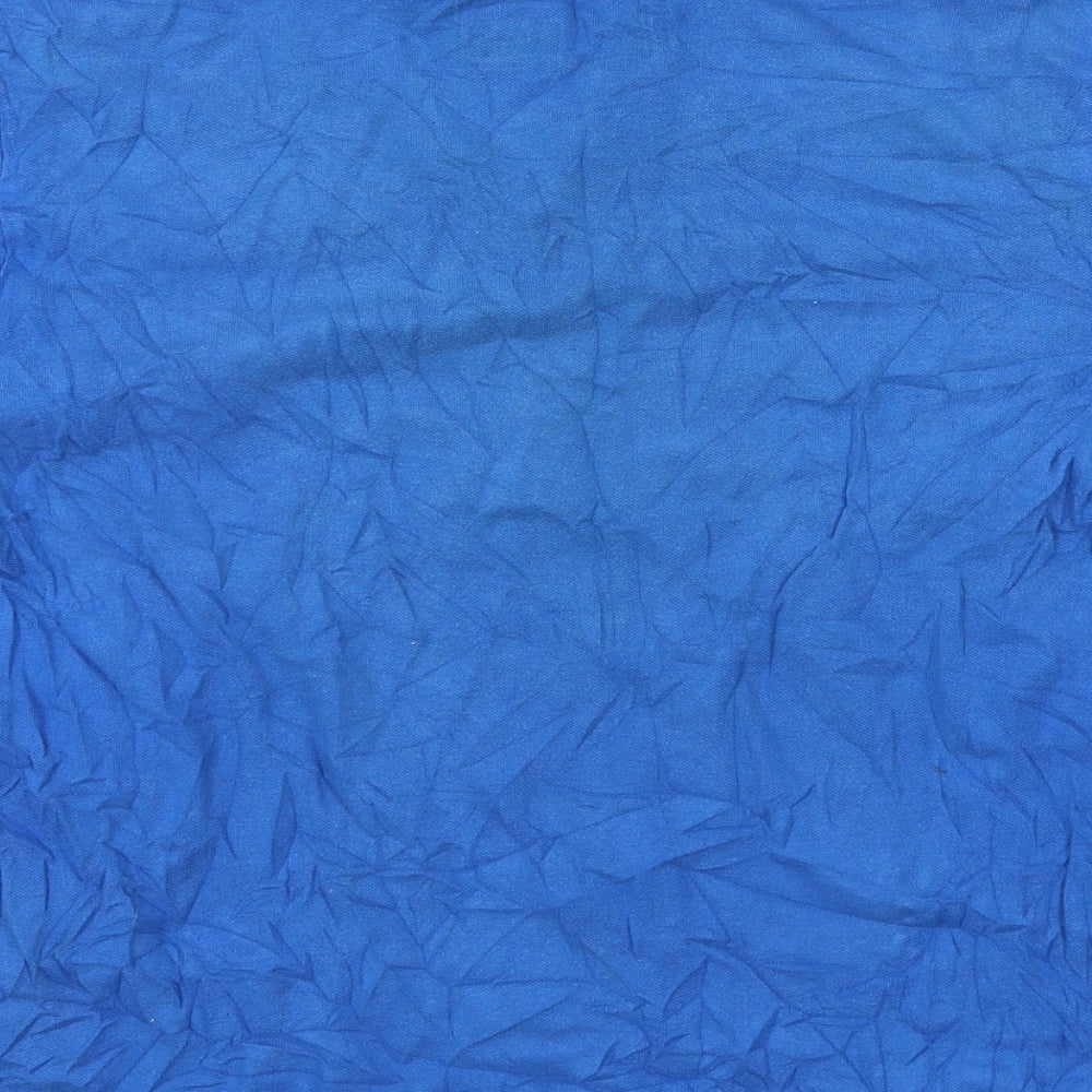 Owk Company Mens Blue Colourblock Polo Size L