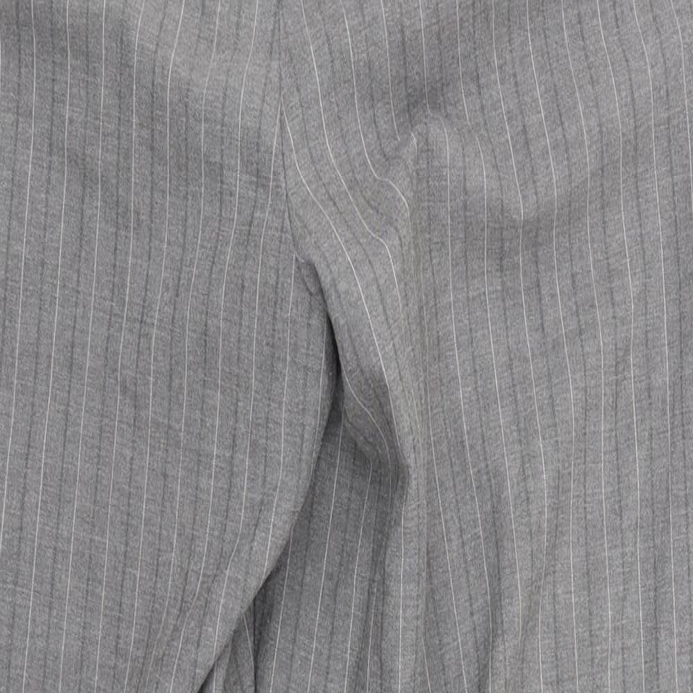 Dayers & Co Mens Grey Striped Trousers Size 36 in L29 in