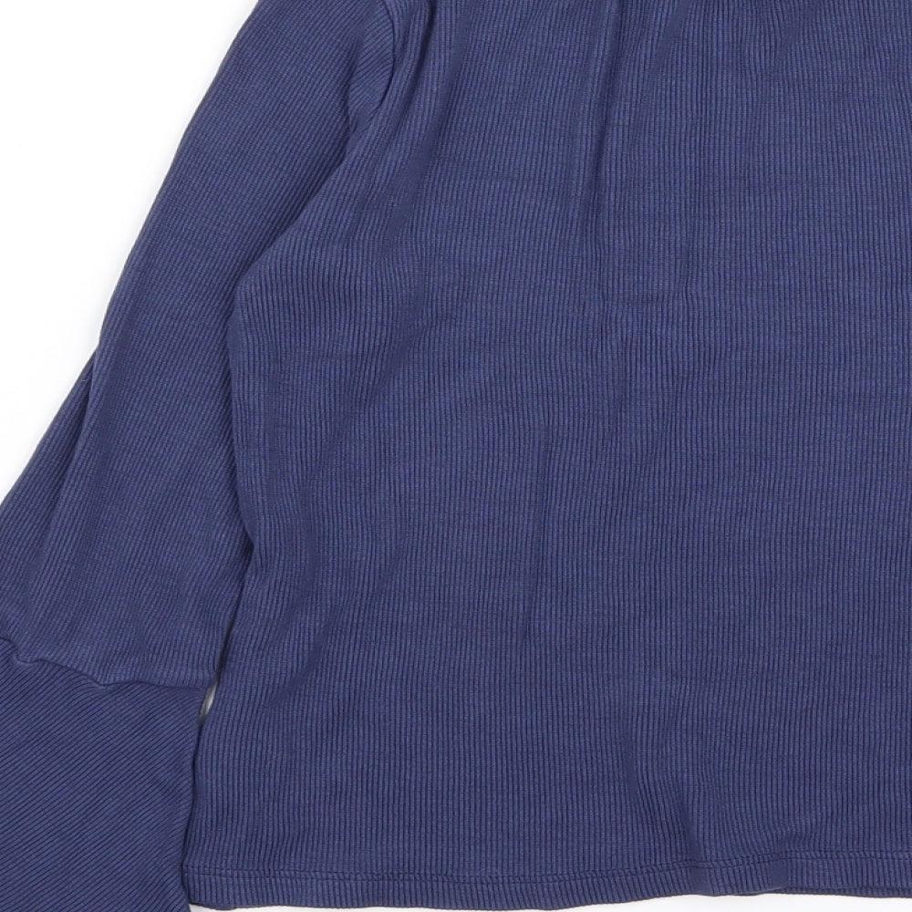 M&S Girls Blue Basic T-Shirt Size 8-9 Years