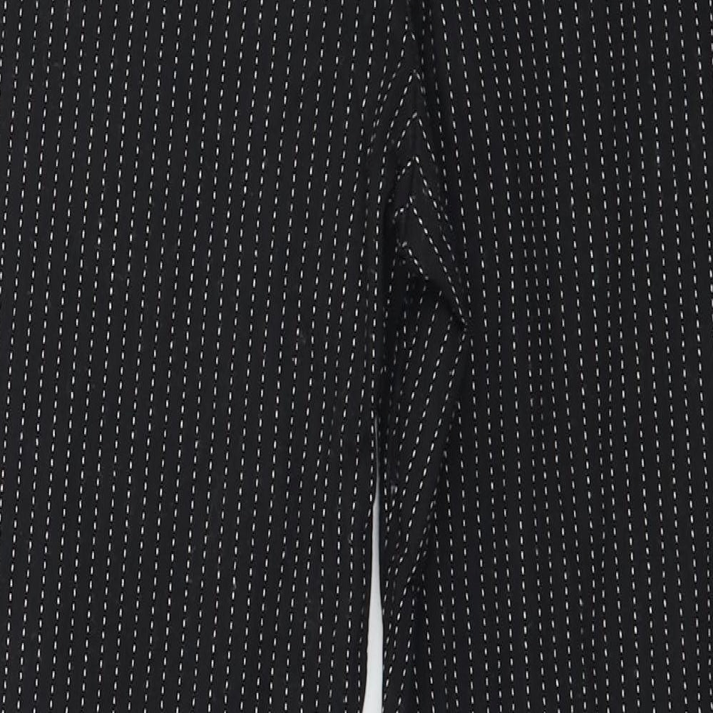 Womens UK Size 12 Dorothy Perkins Regular Fit Black Trousers