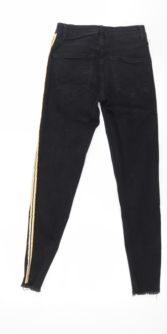Womens UK Size 8 Denim & Co. Regular Fit Skinny Black Jeans