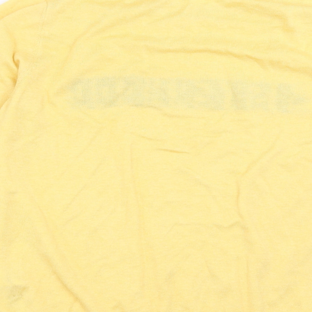 Womens UK Size 10 New Look Yellow Pullover Jumper