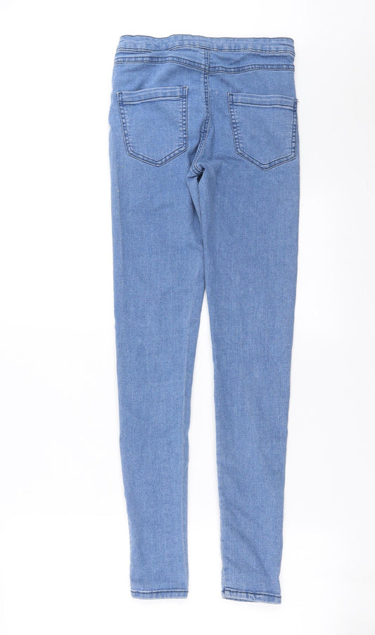 Primark Womens Blue Denim Skinny Jeans Size 10 L30 in