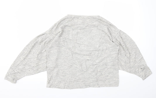 Womens UK Size S New Look Grey Pullover Jumper