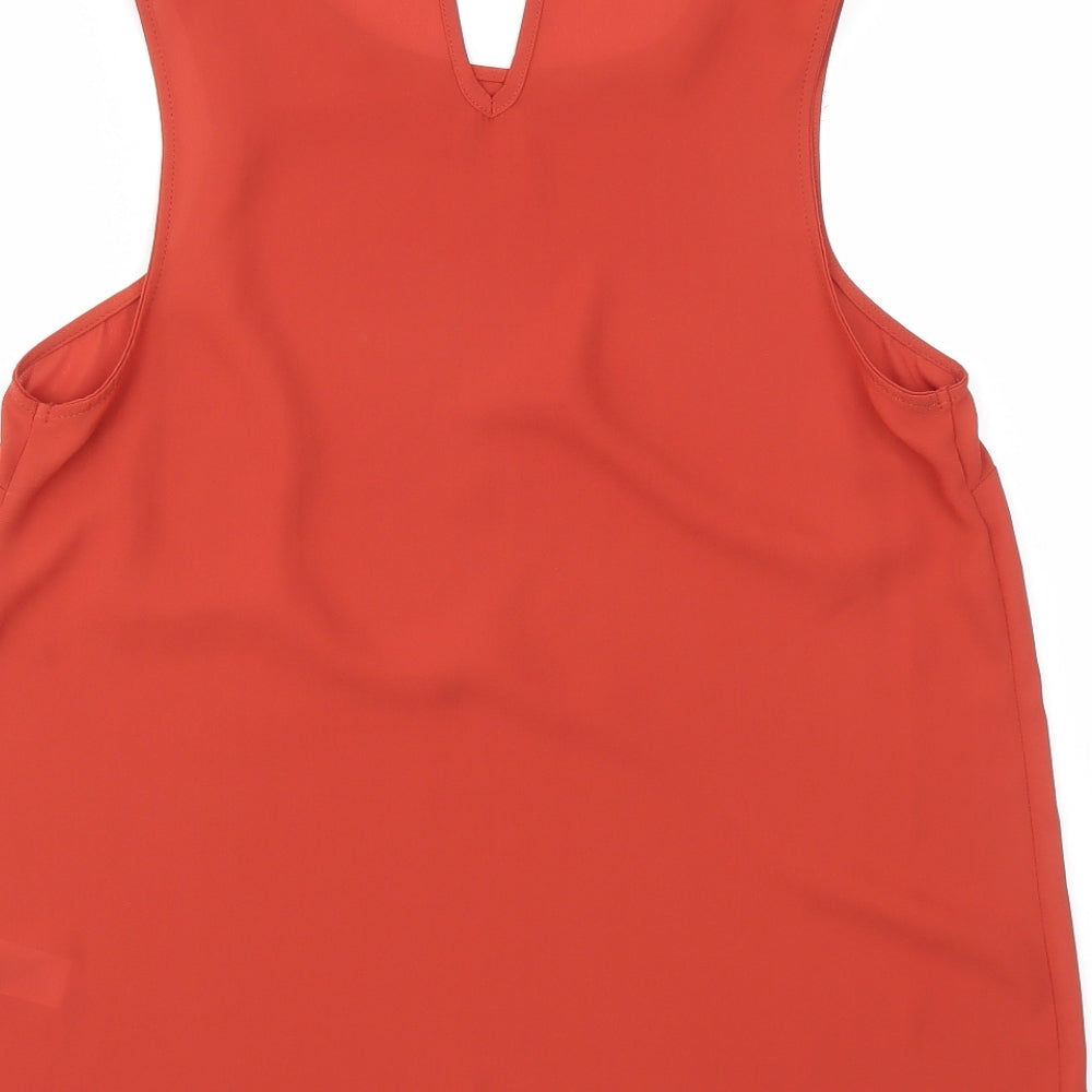 Primark Womens Red Basic Blouse Size 12