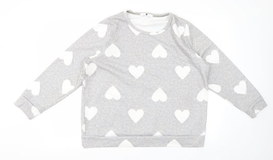 Womens UK Size 16 VERY Grey Pullover Jumper