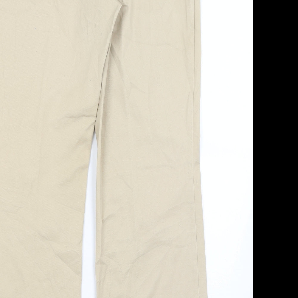 Lands End Womens Beige Trousers Size 10 L28 in