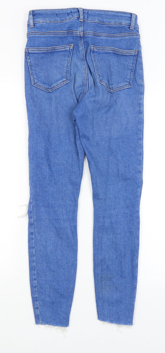 New Look Womens Blue Capri Jeans Size 10 L25 in