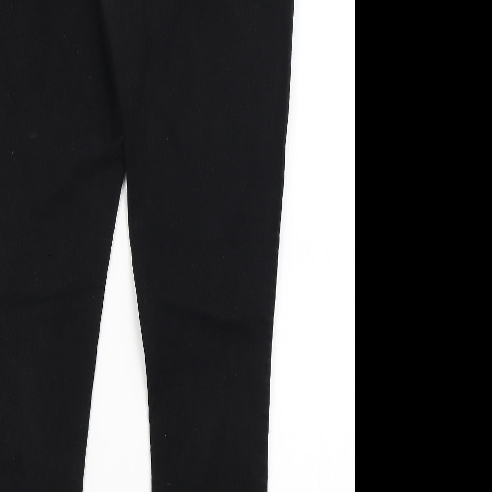 Womens UK Size 12 Denim Co Regular Fit Jegging Black Jeans
