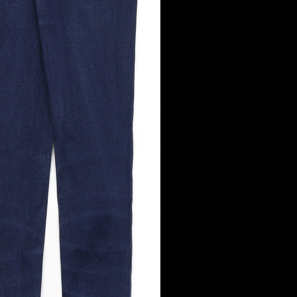 New Look Womens Blue Skinny Jeans Size 10 L26 in