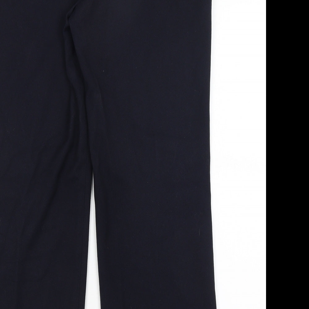 Womens UK Size 12 NEXT Regular Fit Dress Pants Blue Trousers