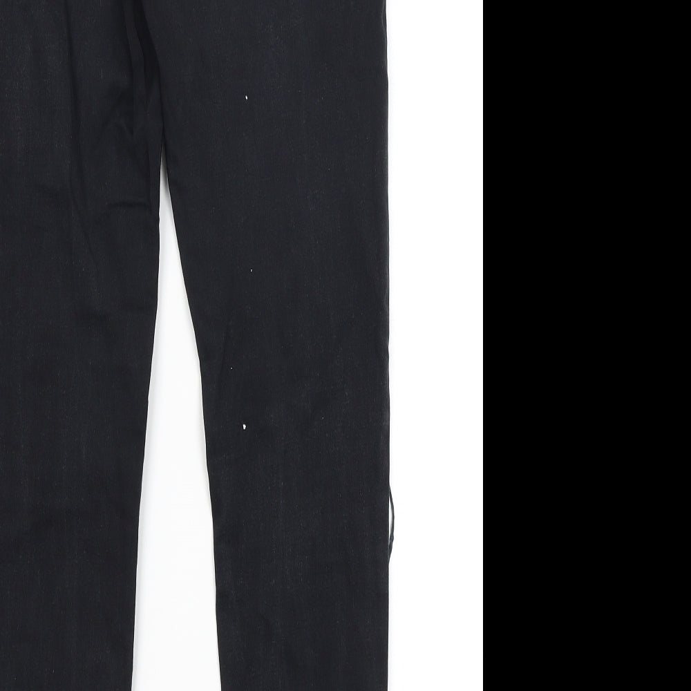 Topshop Womens Black Skinny Jeans Size 28 in L28 in