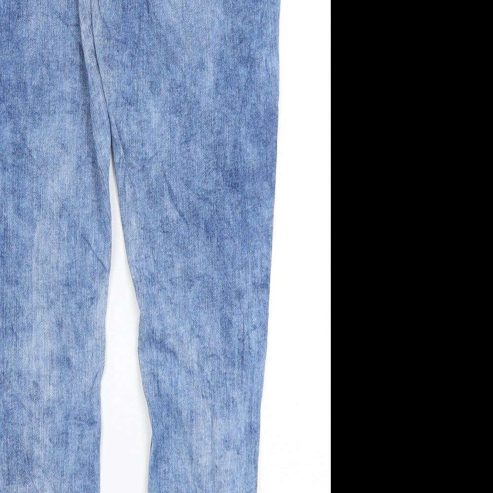 Womens UK Size 6 Preworn Regular Fit Skinny Blue Jeans