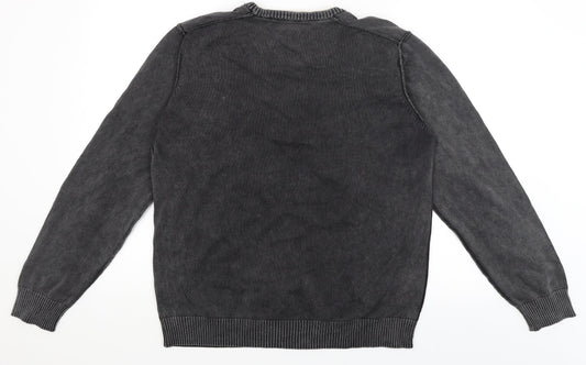 Burton Mens Grey Pullover Jumper Size L