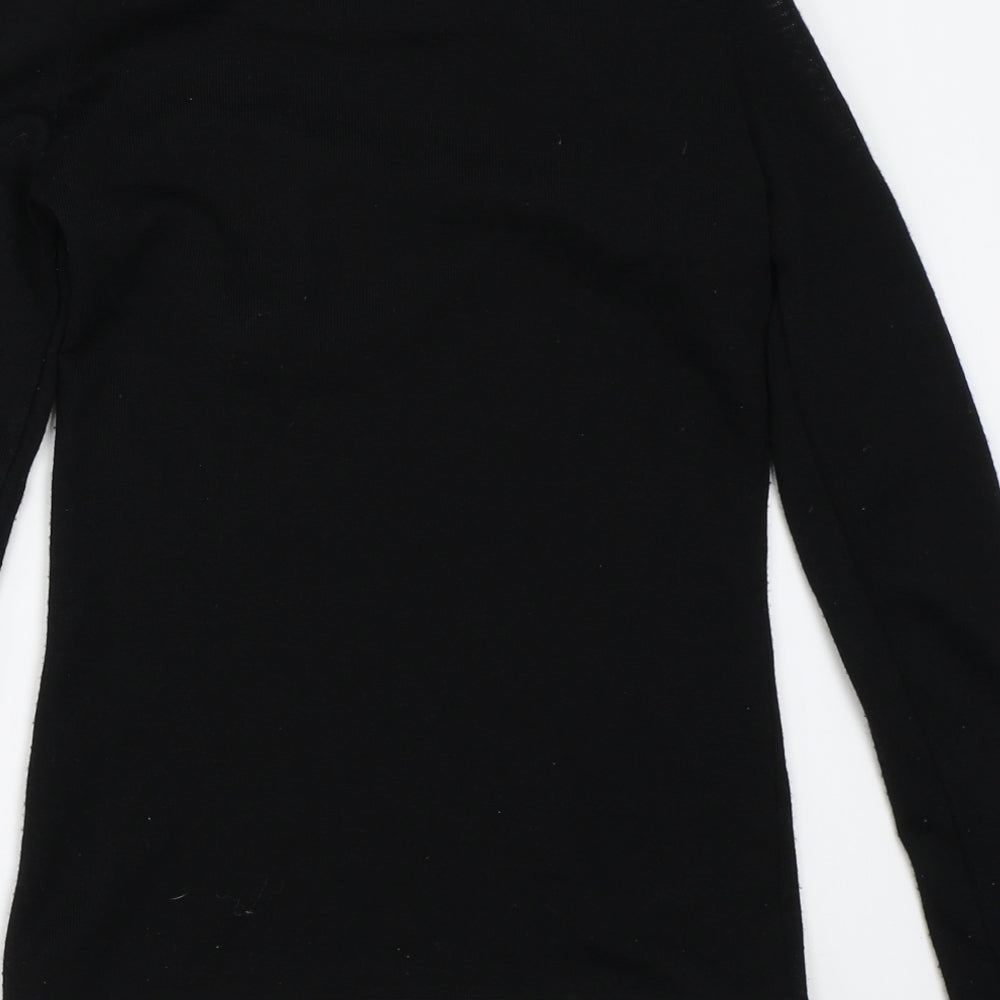 Womens UK Size 10 H&M Black Pullover Jumper
