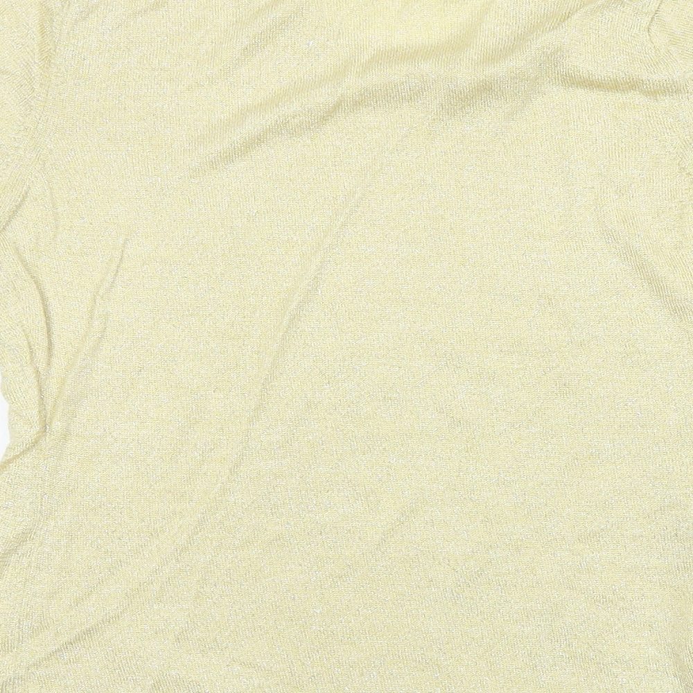 BHS Womens Yellow Pullover Jumper Size 10