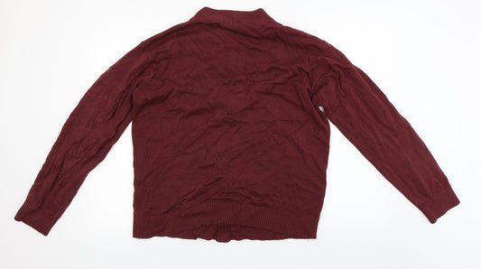 Damart Womens Red Jacket Coat Size L