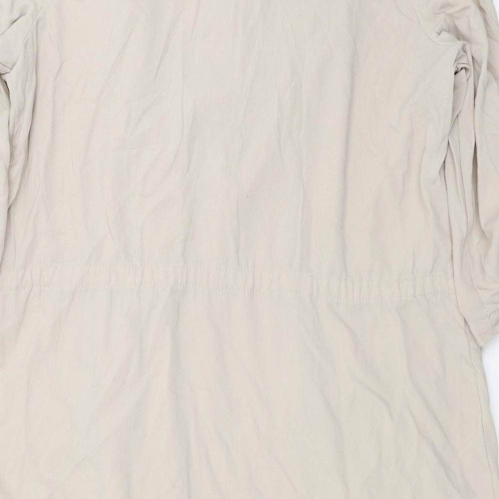 Womens UK Size 14 Atmosphere Beige Basic Blouse