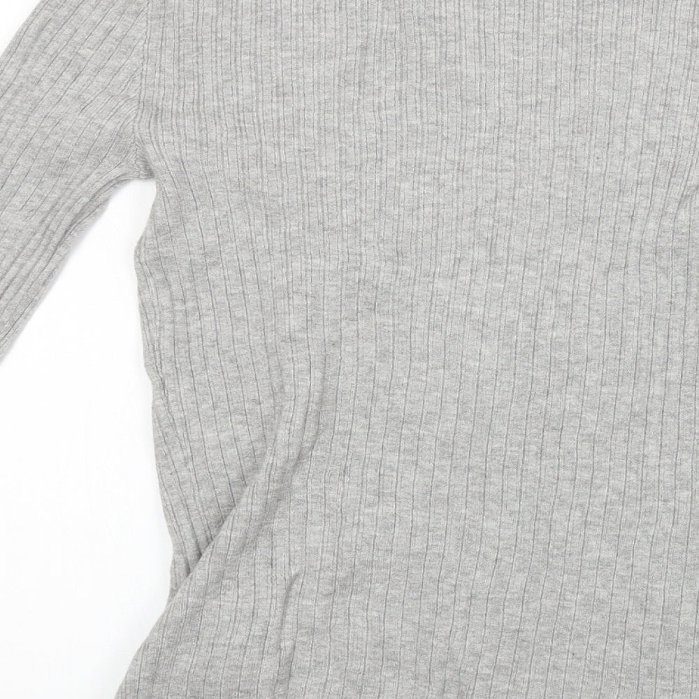 Womens UK Size L Primark Grey Pullover Jumper