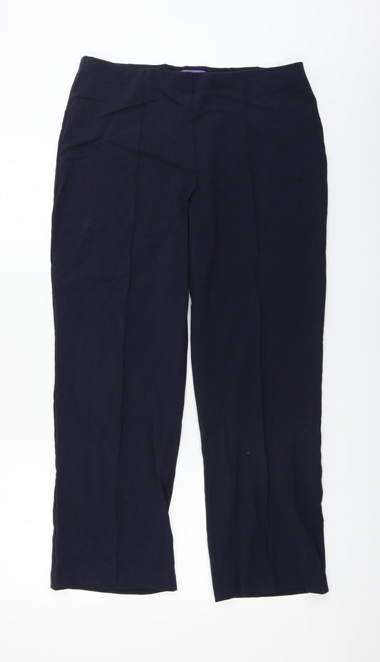 Autonomy Womens Blue Trousers Size 14 L26 in