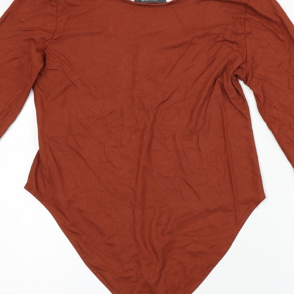 Primark Womens Brown Jumpsuit One-Piece Size L