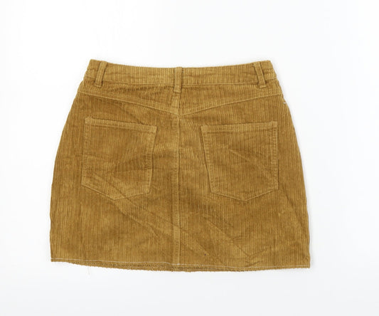 Missguided Womens Brown A-Line Skirt Size 6