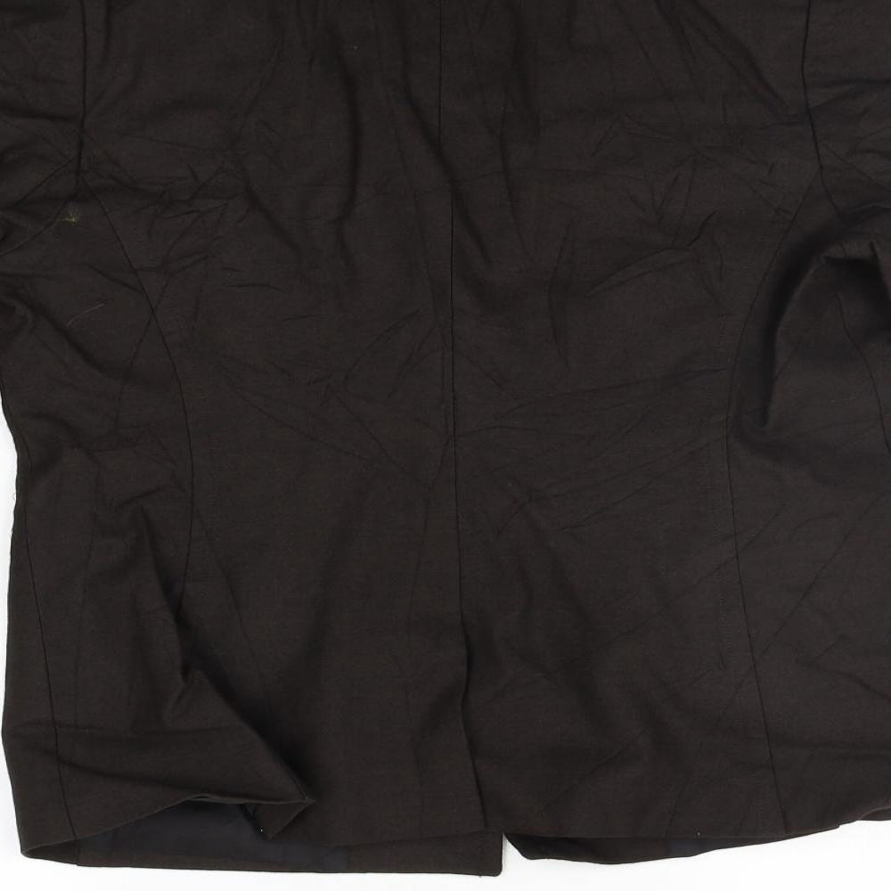 Coast Womens Brown Jacket Suit Size 16