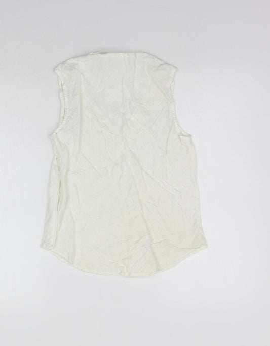 Womens UK Size 12 H&M White Polo