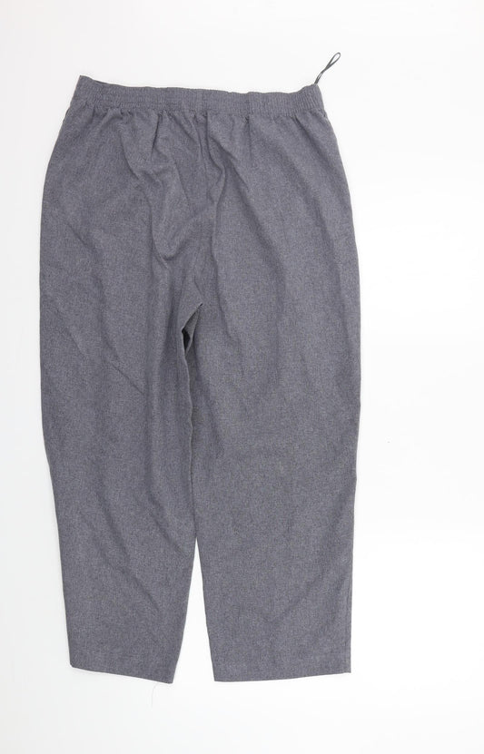 Bonmarché Womens Grey Trousers Size 14 L23 in