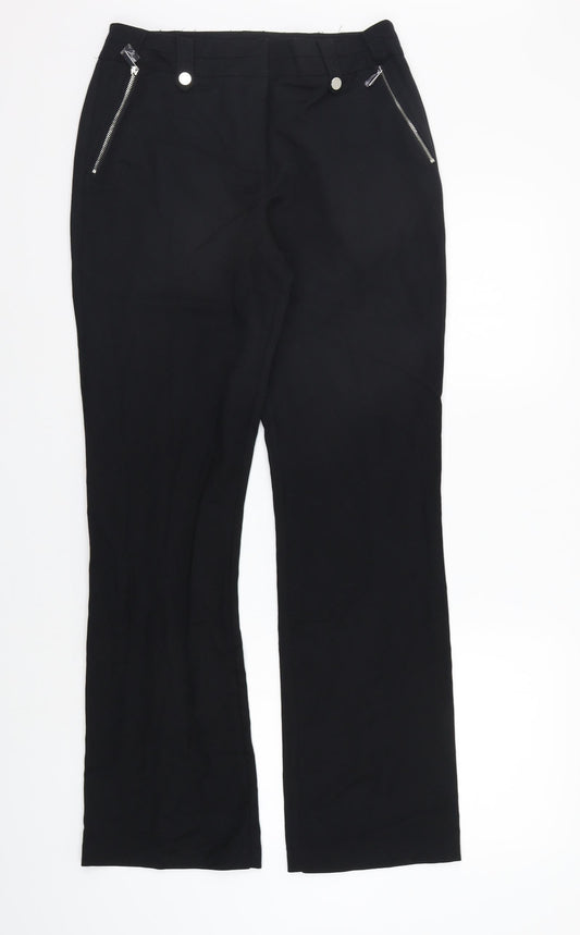 Womens UK Size 10 Wallis Regular Fit Sweatpants Beige Trousers