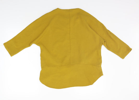 Primark Womens Yellow Basic T-Shirt Size 12