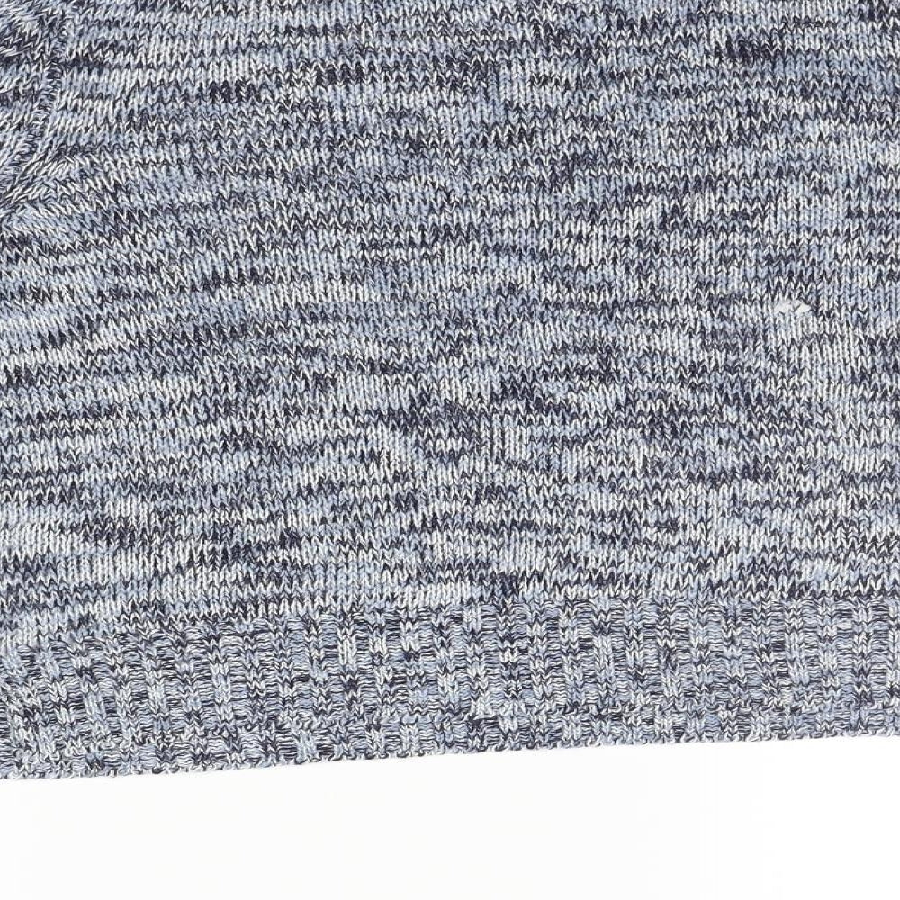 Womens UK Size S Divided Blue Pullover Jumper