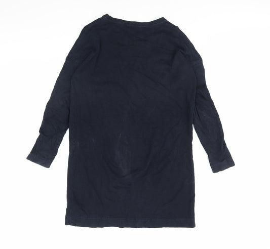 Zara Womens Blue Jumper Dress Size S