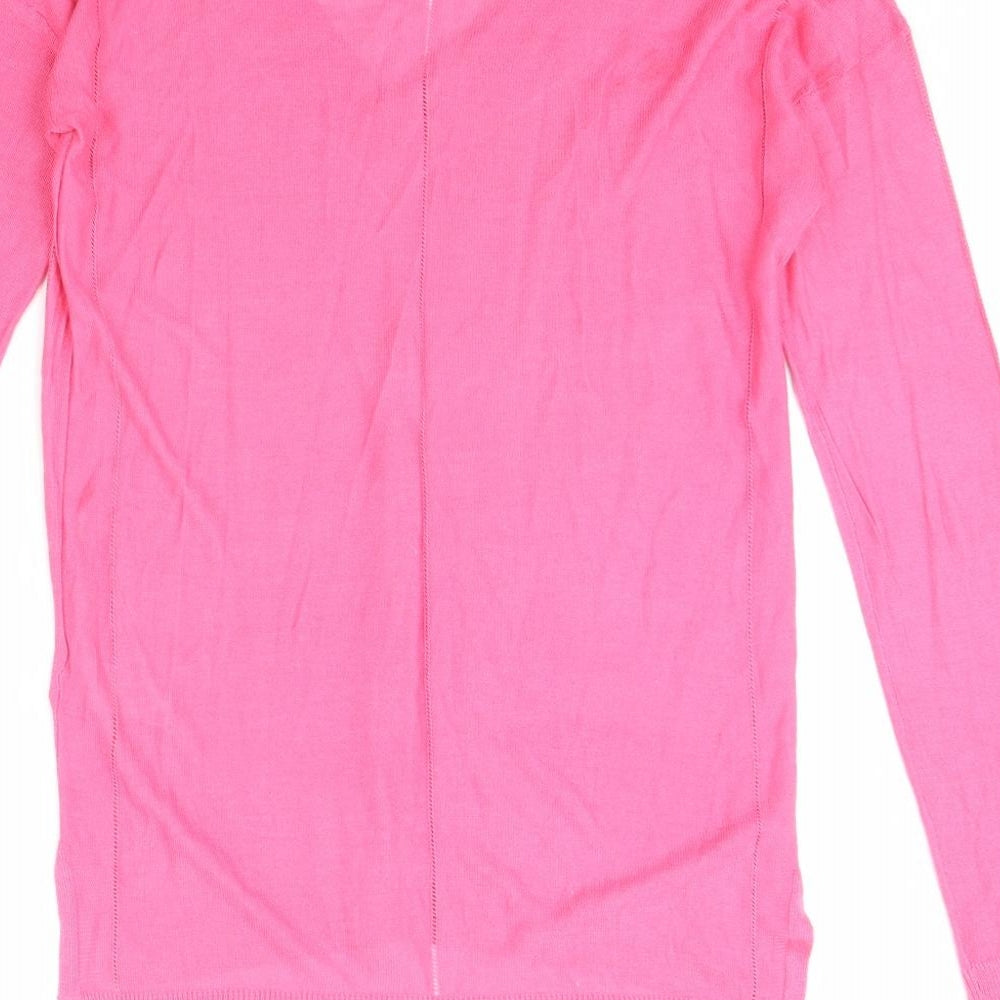 Womens UK Size 8 NEXT Pink Pullover Jumper